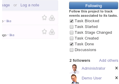 Follow the information-odoo