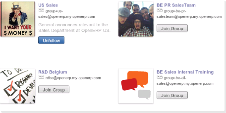 Create a group-odoo