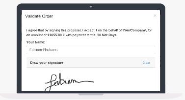 Electronic Signatures in odoo